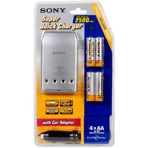   Sony BCG-34HVE4 (F) (NiMh, AA/AAA) + 4. . + .