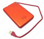 3Q 3QHDD-C255-PR250 Red USB2.0 Portable 2.5