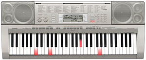 Синтезатор Casio LK-270 (61 клавиша, 570 инструментов, USB, Подсветка клавиш, SD слот, 2x2.5W, LCD , Без БП)
