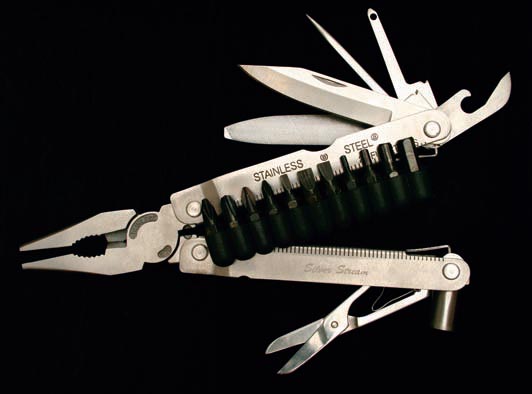 Нож Silver Stream с набором отвёрток SSQ-01