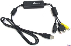 Plextor PX-AV200U Digital Video Converter EXT (видеоконвертер, USB2.0, RCA/S-Video in, MPEG-2/4)