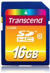 Transcend TS16GSDHC10 SecureDigital High Capacity (SDHC) Memory Card 16Gb Class10