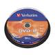 DVD-R Disc Verbatim 4.7Gb 16x уп. 10 шт. на шпинделе 43523