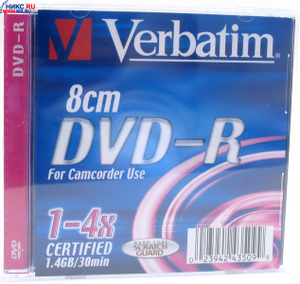Verbatim DVD-R Disc Verbatim 1.4Gb 4x 43510