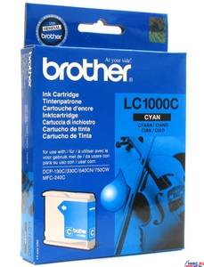 Brother LC1000C Cyan  DCP-130C/330C/540CN/750CW MFC-240C