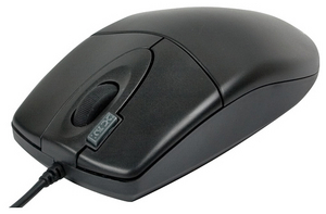 A4-Tech 2X Click Optical Mouse OP-620D-Black (RTL) USB 4but + Roll