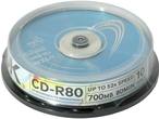 CD-R TDK 700Mb 52x sp. .10 .  