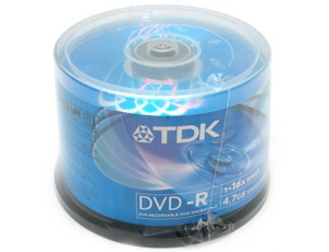 TDK DVD + R Disc TDK 4.7Gb 16x уп. 50 шт. на шпинделе