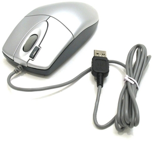 A4-Tech 2X Click Optical Mouse OP-620D-Silver (RTL) USB 4but + Roll