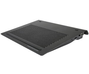 Zalman ZM-NC2000-Black Ultra Quiet NoteBook Cooler (2xFan, Speed contr, 18-25.5дБ, 1100-1500об/мин, USB питание, Al)