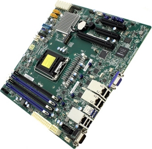 SuperMicro X11SSH-LN4F (RTL) LGA1151 C236 PCI-E SVGA 4xGbLAN SATA RAID microATX 4DDR4