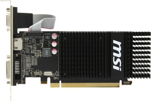 1Gb PCI-E DDR3 MSI R5 230 1GD3H LP (RTL) D-Sub+DVI+HDMI RADEON R5 230