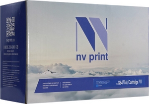 NV-Print Q6471A / Cartridge 711 Cyan  HP COLOR LJ 3505 / 3600 / 3800, Canon LBP-5300 / 5360 / 8450 / 9130 / 9170