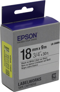   EPSON C53S655006 LK-5WBN (18 x 9, Black on White)