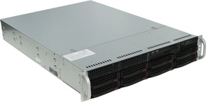 SuperMicro 2U 5028R-WR (LGA2011-3, C612, SVGA, SATA RAID, 8xHS SAS/SATA, 2xGbLAN, 8DDR4 500W HS)