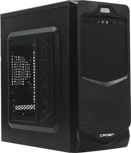 Miditower CROWN CMC-401 CM-PS450office Black ATX 450W (24+2x4)
