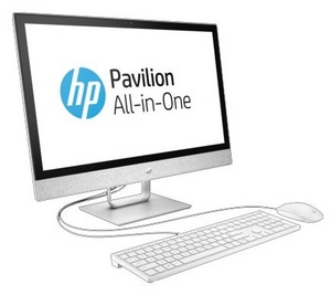 HP Pavilion 27-r010ur All-in-One 2MJ70EA#ACB i5 7400T / 8 / 1Tb+128SSD / DVD-RW / Radeon 530 / WiFi / BT / Win10 / 27
