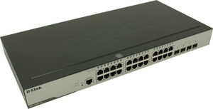 D-Link <DGS-3000-28L /B1A> Управляемый коммутатор (24UTP 1000Mbps + 4SFP)