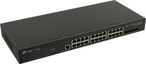 TP-Link TL-SG3428X JetStream 24-port Pure-Gigabit L2+ Managed Switch, 24 10/100/1000Mbps RJ45, 4*10G SFP+ Slots