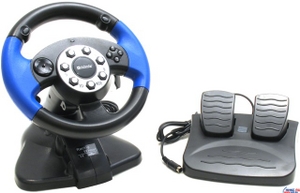 Defender Руль Defender Adrenaline Mini (рулевое колесо, педали, 8поз.перекл., 10 кн., USB) 64391