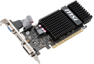 MSI 1Gb PCI-E DDR-3 MSI V809 N720-1GD3HLP (RTL) D-Sub+DVI+HDMI GeForce GT720