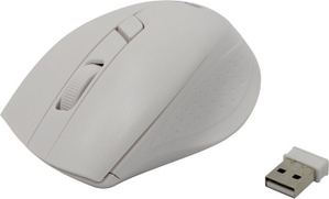 SVEN Wireless Optical Mouse RX-325 Wireless White (RTL) USB 4btn+Roll