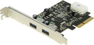 STLab U-1130 (RTL) PCI-Ex4, USB3.1, 2 port-ext,