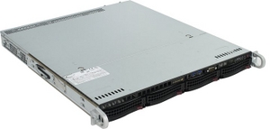 SuperMicro 1U 5019S-MR (LGA1151, C236, PCI-E, SVGA, SATA RAID, 4xHS SATA, 2xGbLAN, 4DDR4 400W HS)