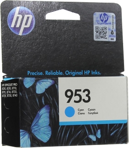 HP F6U12AE (953) Cyan  HP Officejet Pro 8210 / 18 / 8710 / 15 / 16 / 20 / 25 / 30 / 40