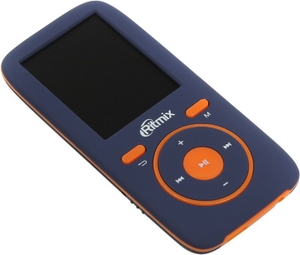 Ritmix RF-4450-4Gb Blue / Orange (A / V Player, FM, 4Gb, MicroSD, 1.8