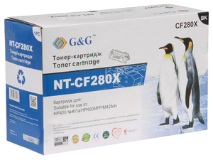 Картридж NT-CF400X G&G черный для HP LaserJet Pro M252, MFP M277