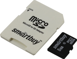 MicroSDHC  SmartBuy SB8GBSDCL10-01_ 8  Class 10