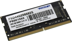 SO-DIMM DDR 4 DIMM 4Gb PC-21300 PATRIOT Signature PSD44G266682S