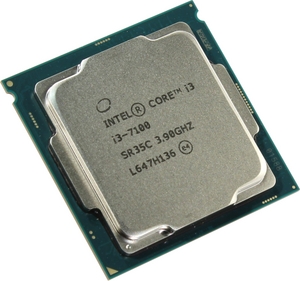 CPU Intel Core i3-7100 3.9 GHz / 2core / SVGA HD Graphics 630 / 0.5+ 3Mb / 51W / 8 GT / s LGA1151