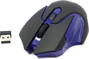 Jet.A Optical Mouse OM-U57 Black&Blue (RTL) USB 4btn+Roll
