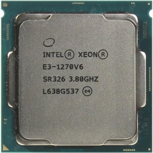 CPU Intel Xeon E3-1270 V6 3.8 GHz / 4core / 1+8Mb / 72W / 8 GT / s LGA1151