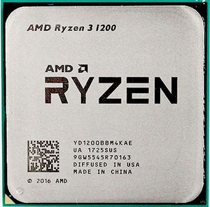 CPU AMD Ryzen 3 1200 BOX (YD1200B) 3.1 GHz / 4core / 2+8Mb / 65W Socket AM4