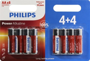 PHILIPS Power Alkaline LR6P8BP / 10 Size