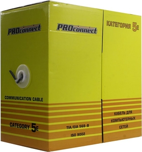 <NEW>   01-0152    PROconnect FTP 4PR 24AWG, CAT5e ( 305 )