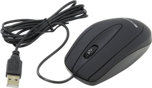 CANYON Optical Mouse CNE-CMS1 Black (RTL) USB 3btn+Roll