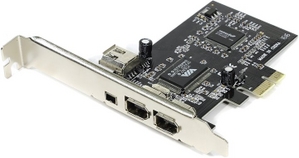 Espada PCIe1394a (OEM) PCI-Ex1, IEEE 1394, 3 port-ext, 1 port-int