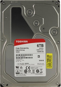 HDD 6 Tb SATA 6Gb / s Toshiba N300 HDWN160UZSVA 3.5