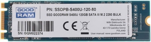 SSD 120 Gb M.2 2280 B&M 6Gb / s Goodram S400U SSDPB-S400U-120-80 TLC