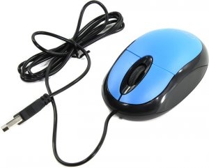 CBR Optical Mouse CM102 Blue (RTL) USB 3but+Roll