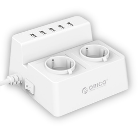   Orico ODC-2A5U-V1-EU-WH (2  + 5 USB)