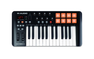MIDI кл-ра M-Audio Oxygen 25 MK IV (25 клавиш, 2 октавы, 8 регуляторов, PITCH&MODULATION)