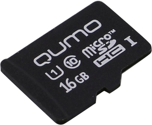 Qumo <QM16GMICSDHC10U1NA> microSDHC 16Gb Class10 UHS-I