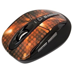 Defender Wireless Optical Mouse To-GO MS-585 Nano Disco Red (RTL) USB 6btn + Roll беспр., уменьшенная 52586