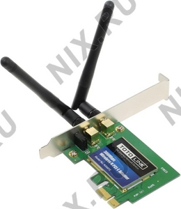 TOTOLINK N300PE Wireless N PCI-E Adapter (PCI-Ex1, 300Mbps, 2x2dBi)
