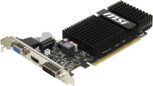 MSI 2Gb PCI-E DDR-3 MSI V809 N720-2GD3HLP (RTL) D-Sub+DVI+HDMI GeForce GT720